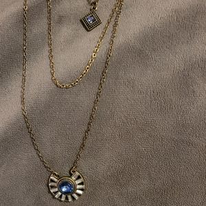 Faux sapphire necklace from Charming Charlie's